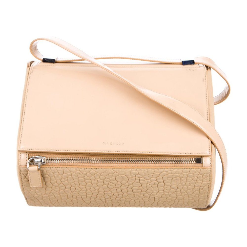 Givenchy Box Pandora Beige Leather Shoulder Bag